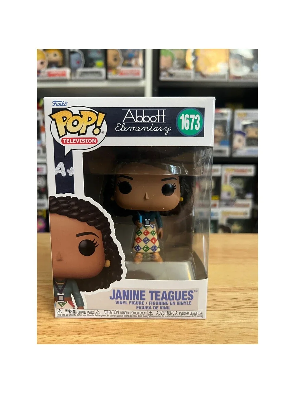 Janine Teagues Abbott Elementary Funko Pop #1673 Television Brunson Teacher Tv